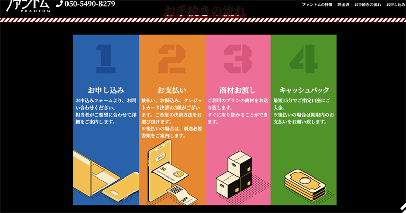 Step-1：公式サイトで申込む（1）